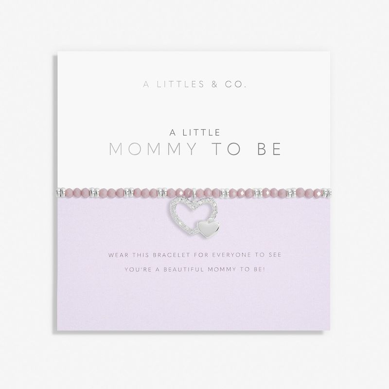 A Little Mommy to Be Bracelet Silver