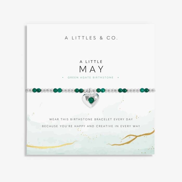 Birthstone A Little May Bracelet Silver