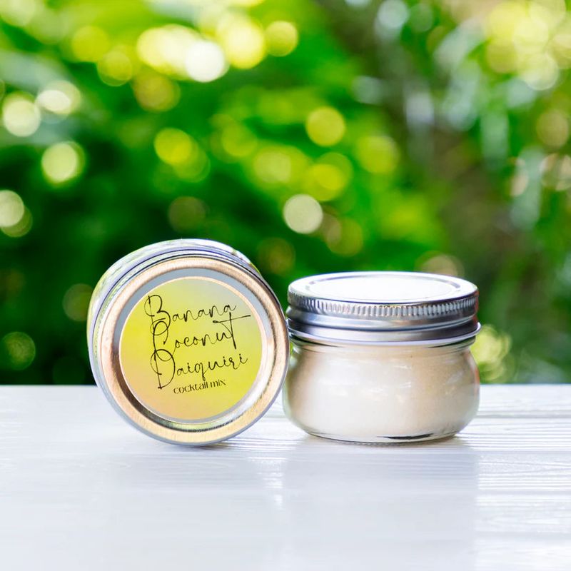 Cocktail Mix Jar Banana Coconut Daiquiri