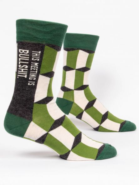 Mens Socks This Meeting is Bullshit