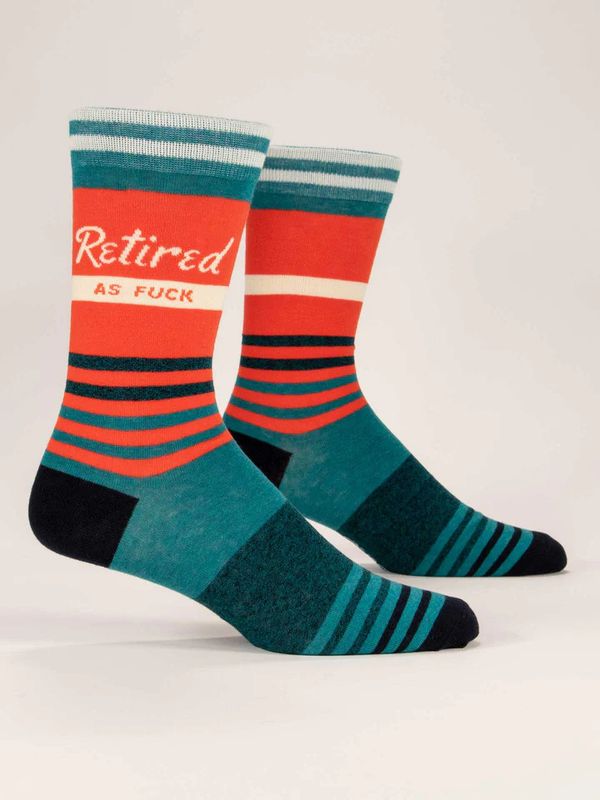 Mens Retired As F*** Crew Socks