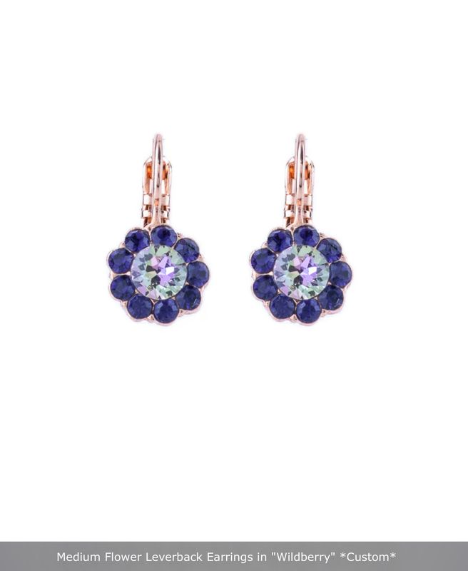 Mariana Wildberry Drop Earrings YG