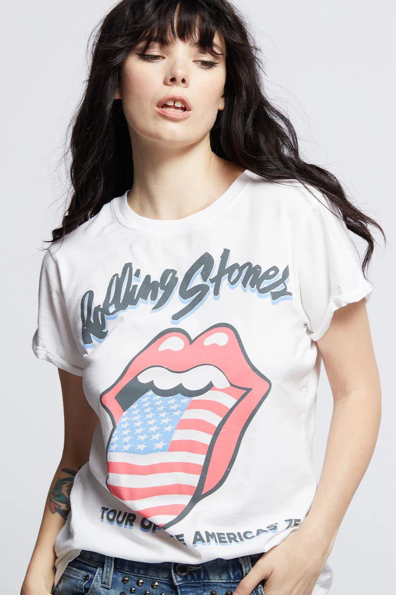 The Rolling Stones White Tour Tee