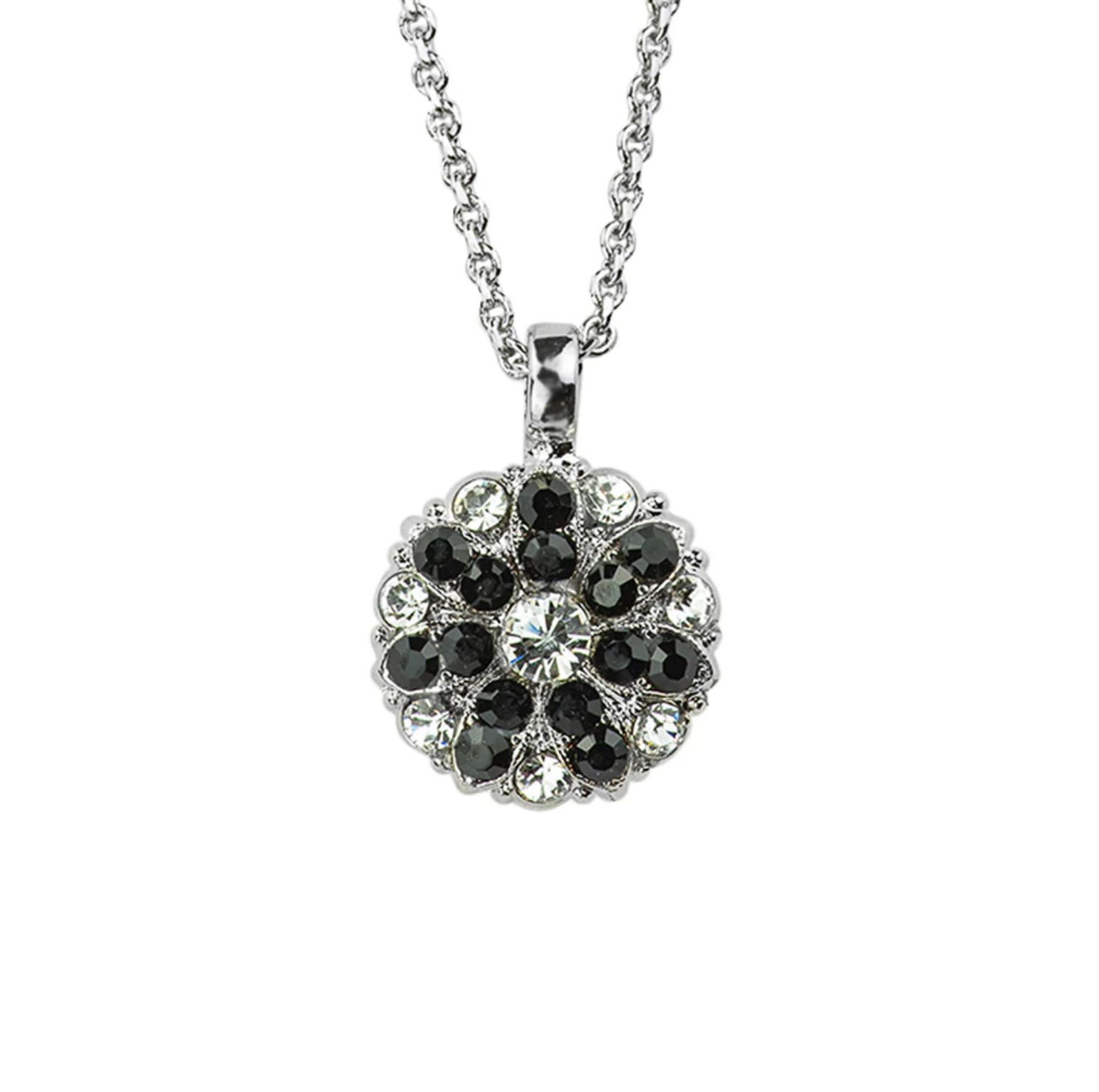 Guardian Angel “Checkmate” - Black/Clear Necklace