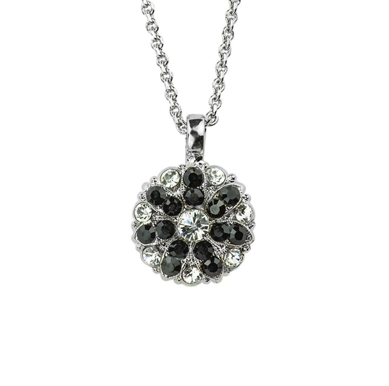 Guardian Angel “Checkmate” - Black/Clear Necklace