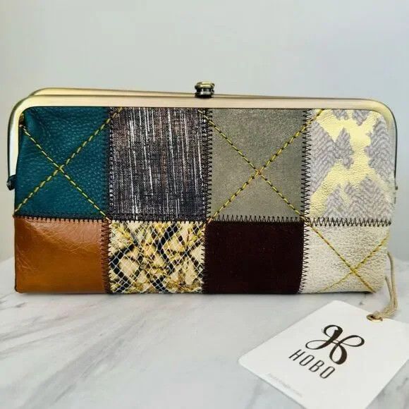 Lauren Clutch Wallet Mixed Media