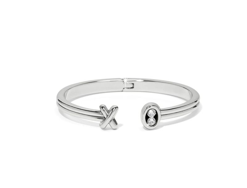 Hugs and Kisses Open Hinged Bangle