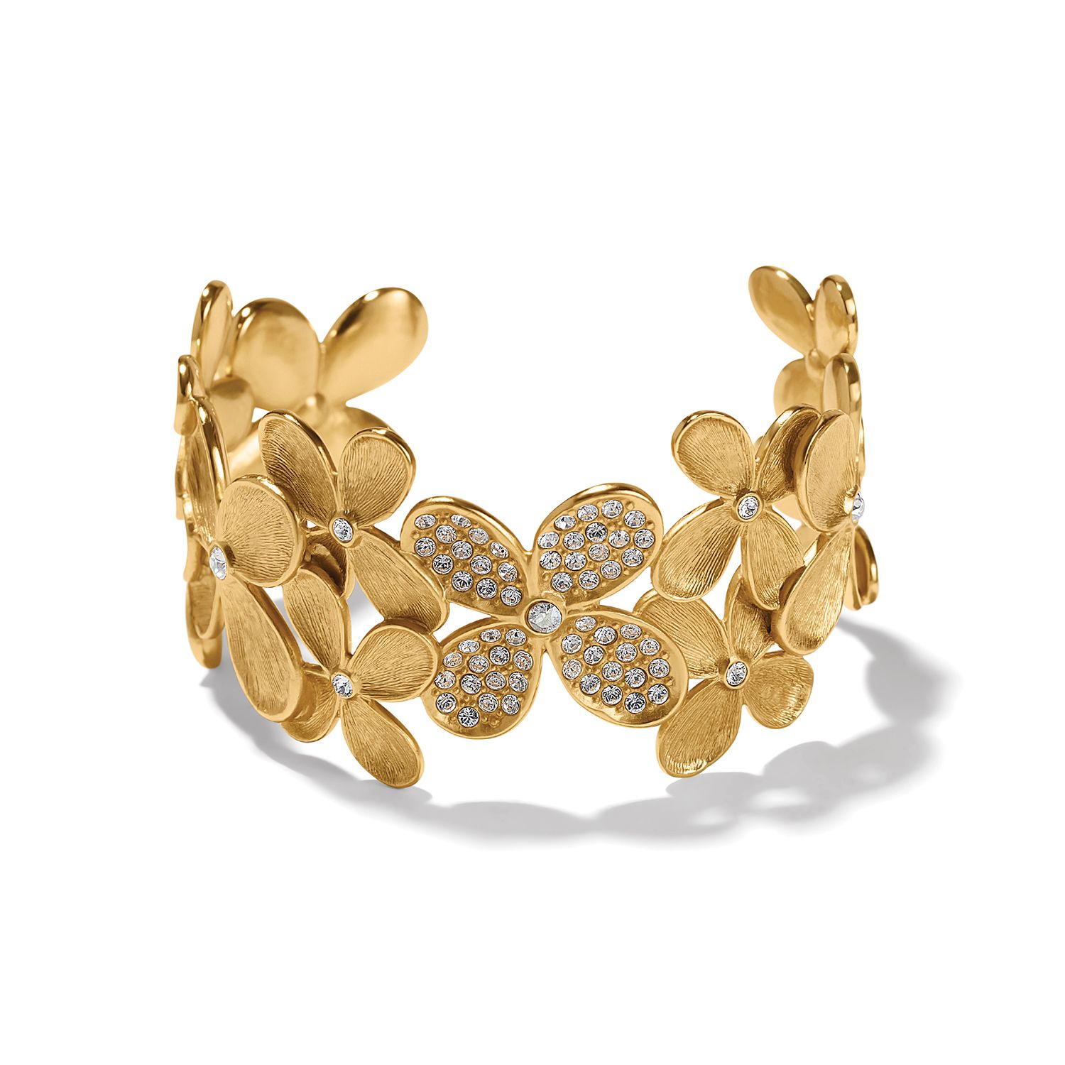 Everbloom Petals Cuff Bracelet - Gold