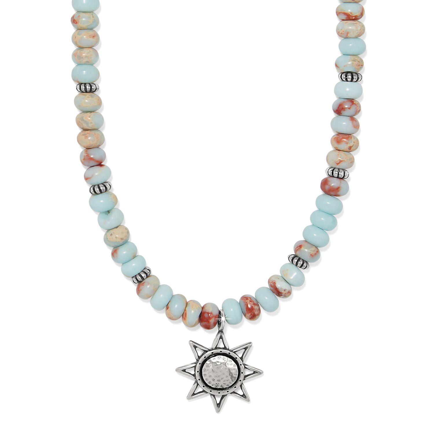 Mosaic Mojave Beam Beaded Necklace