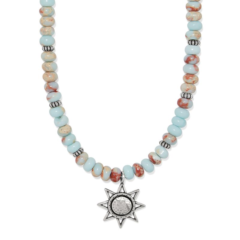 Mosaic Mojave Beam Beaded Necklace