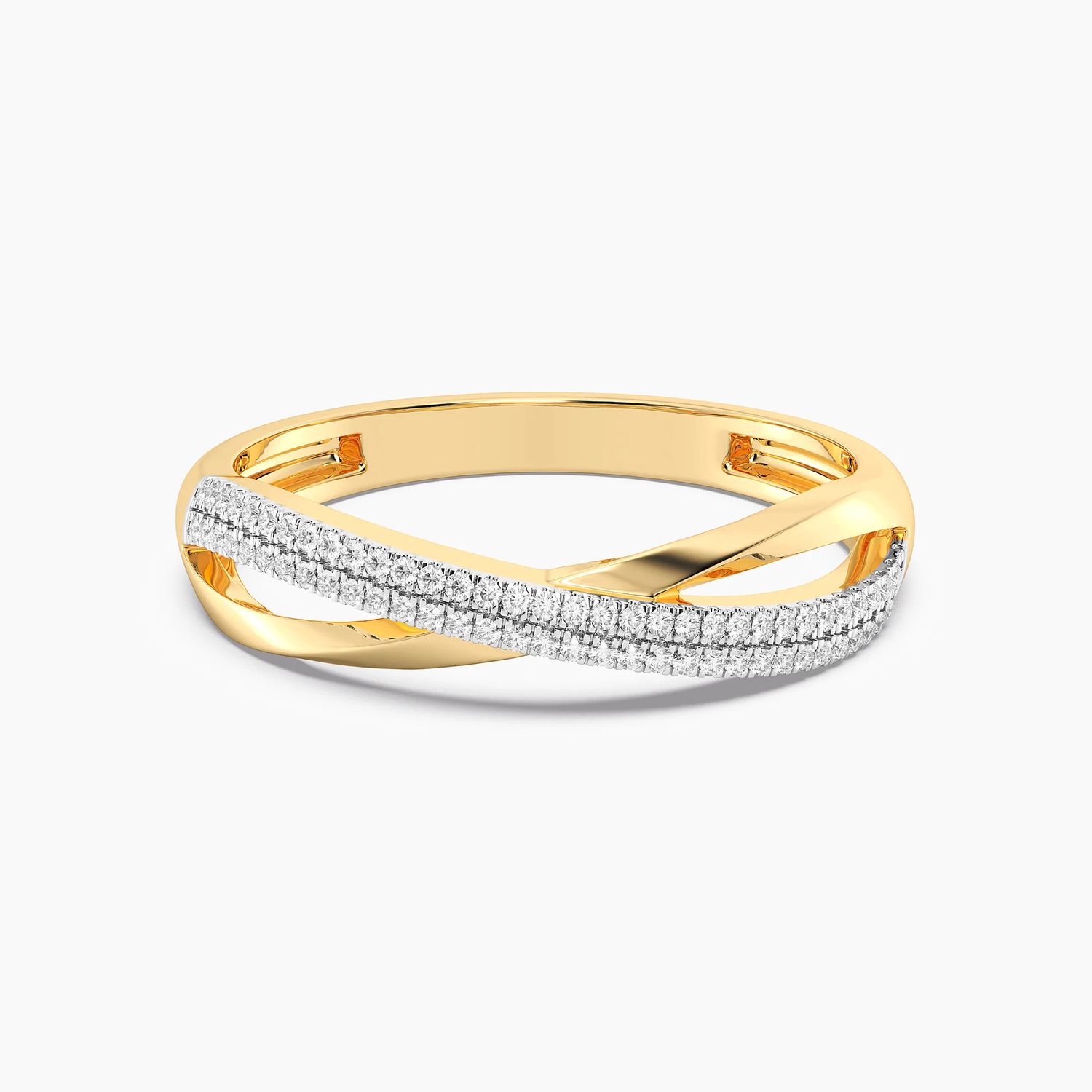 Criss Cross Stackable Ring Size 8