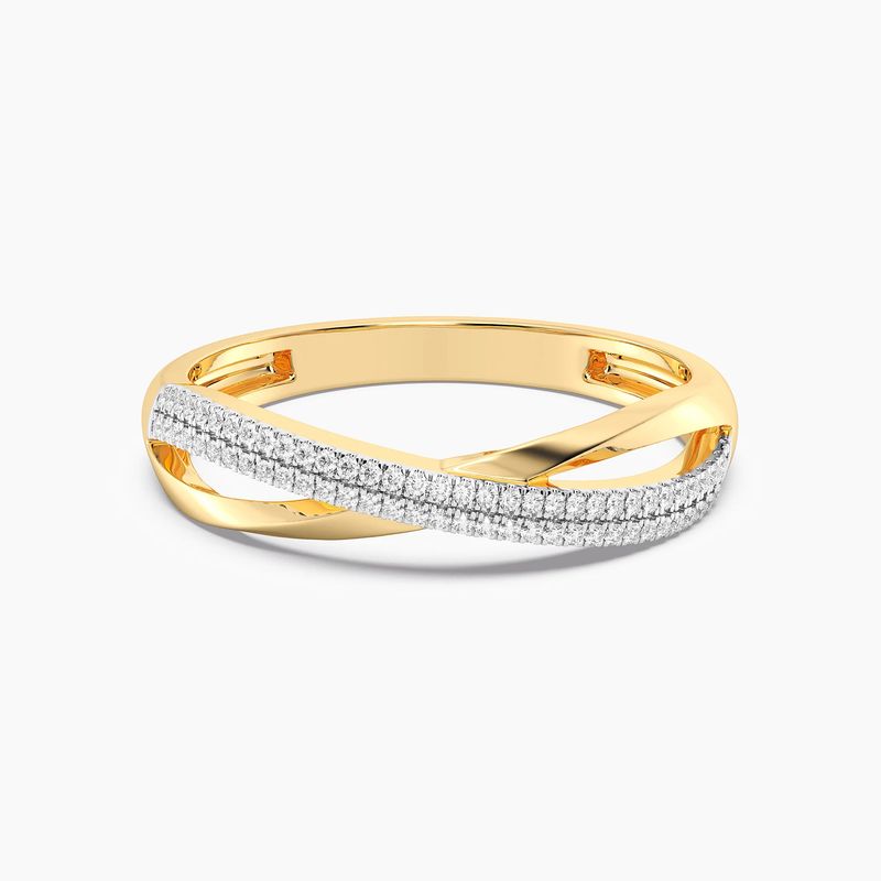 Criss Cross Stackable Ring Size 8