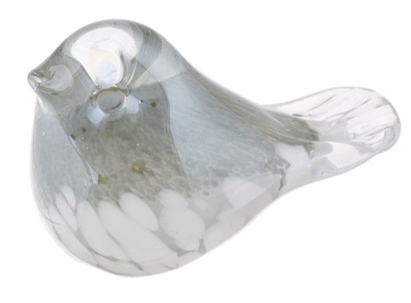 Luster Art Ivory Glass Bird
