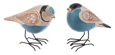 Embossed Blue Bird
