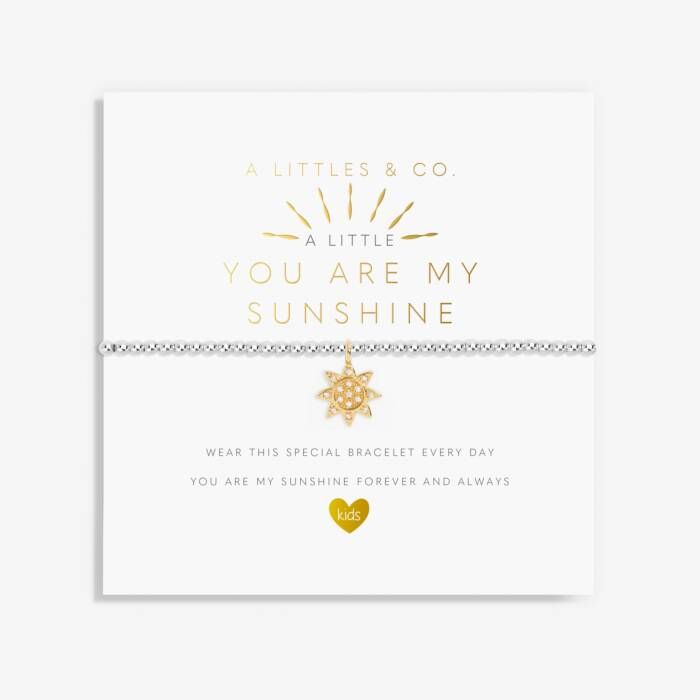 Children&#39;s A Little You are My Sunshine Bracelet