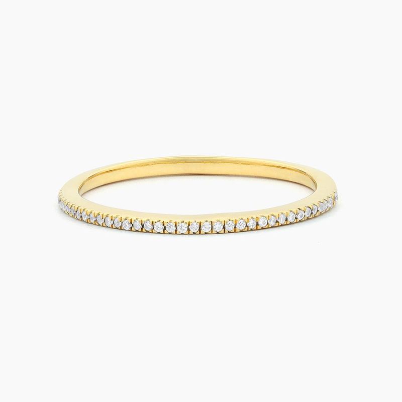 For All Eternity Diamond Stackable Ring Sz 6