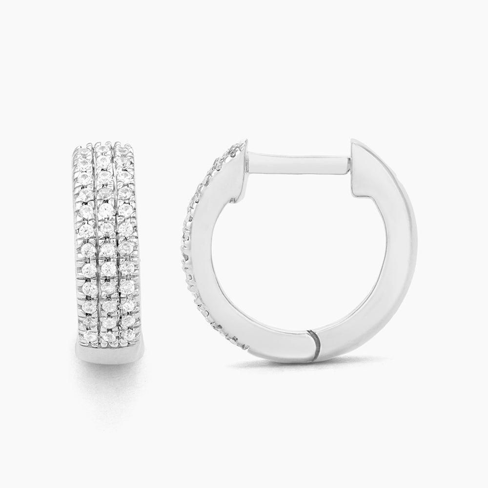 Three Ways to Shine Diamond Hoop Earrings