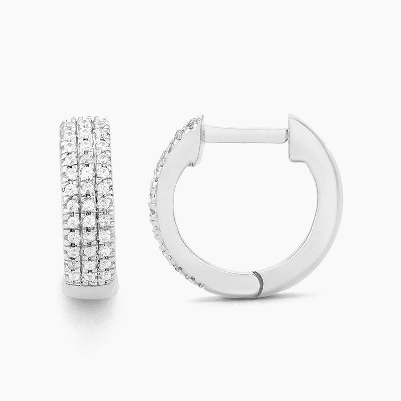 Three Ways to Shine Diamond Hoop Earrings