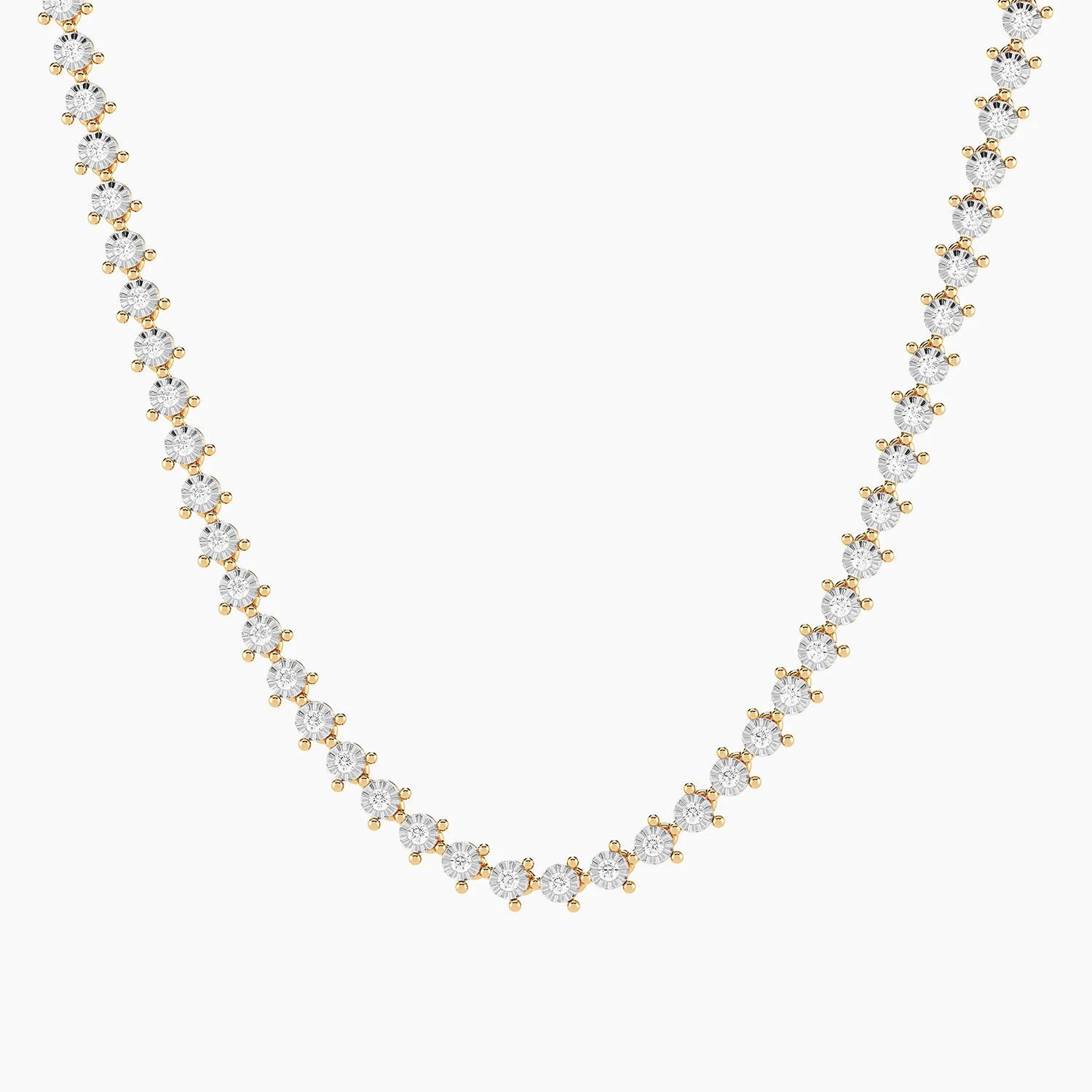 Lab-Grown 1.48 Ct Tennis Necklace