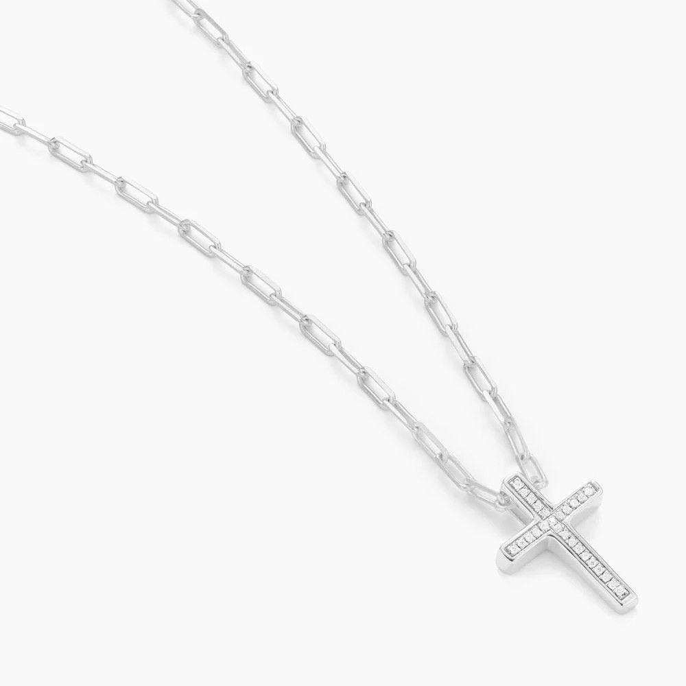 Stay Blessed Pendant Necklace Sterling Silver