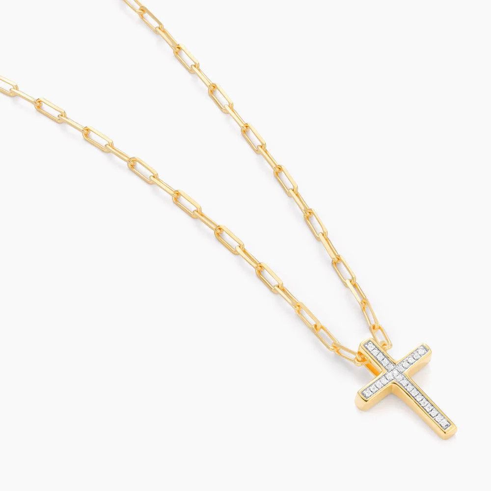 Stay Blessed Pendant Necklace Gold