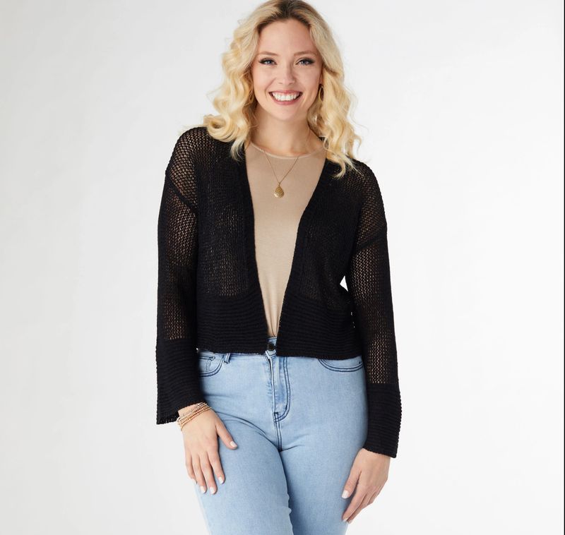 Kallie Open Weave Cardigan