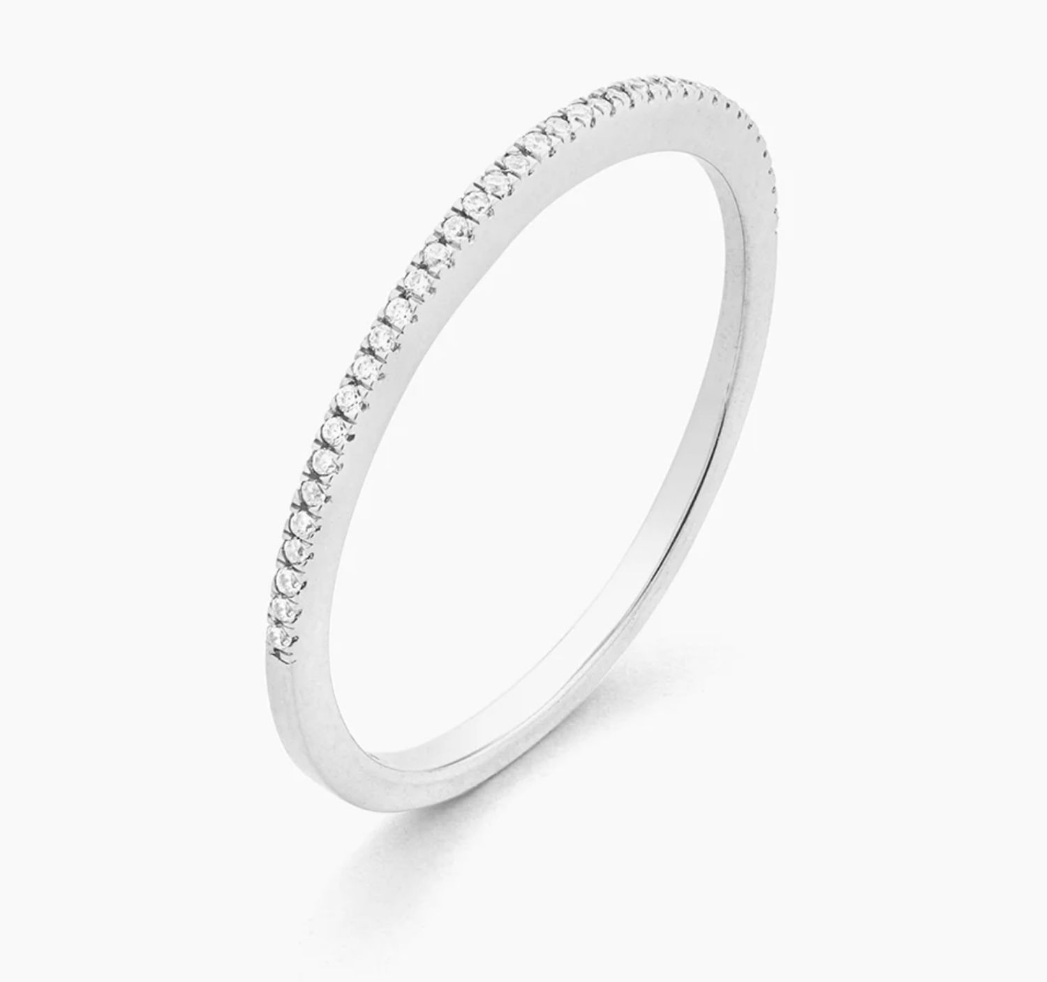 For All Eternity Diamond Stackable Ring Sz 9
