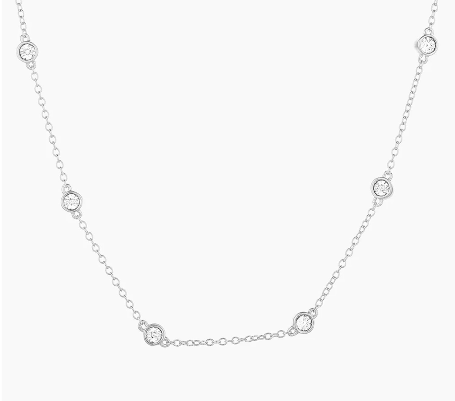 Sterling Silver In the Loop Chain Necklace
