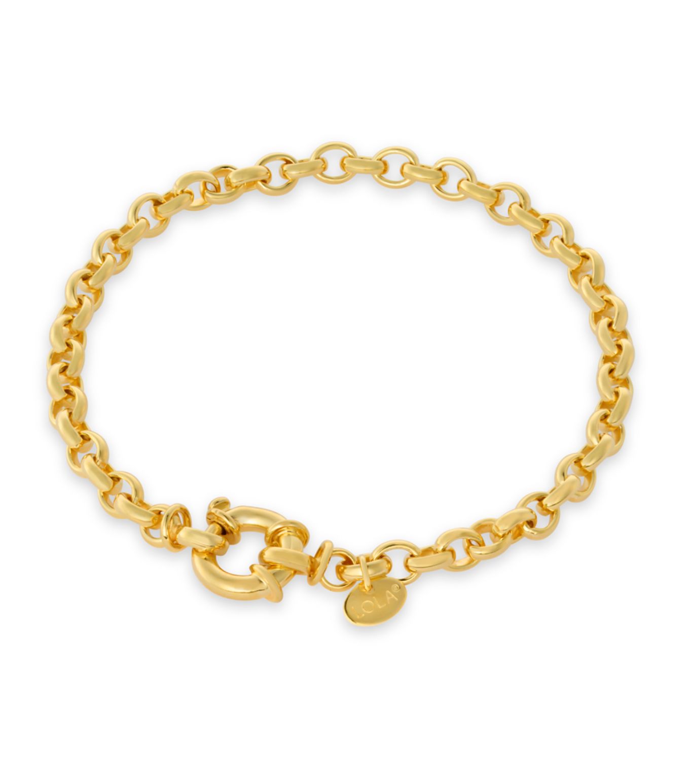 Rolo 5mm Bracelet Gold 7.5”