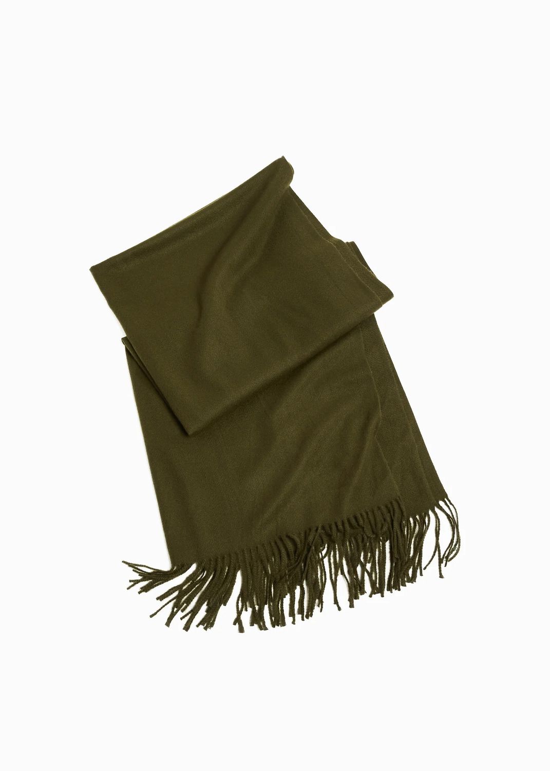 Soft Basic Cashmere Scarf Assorted Colors, Color: Olive