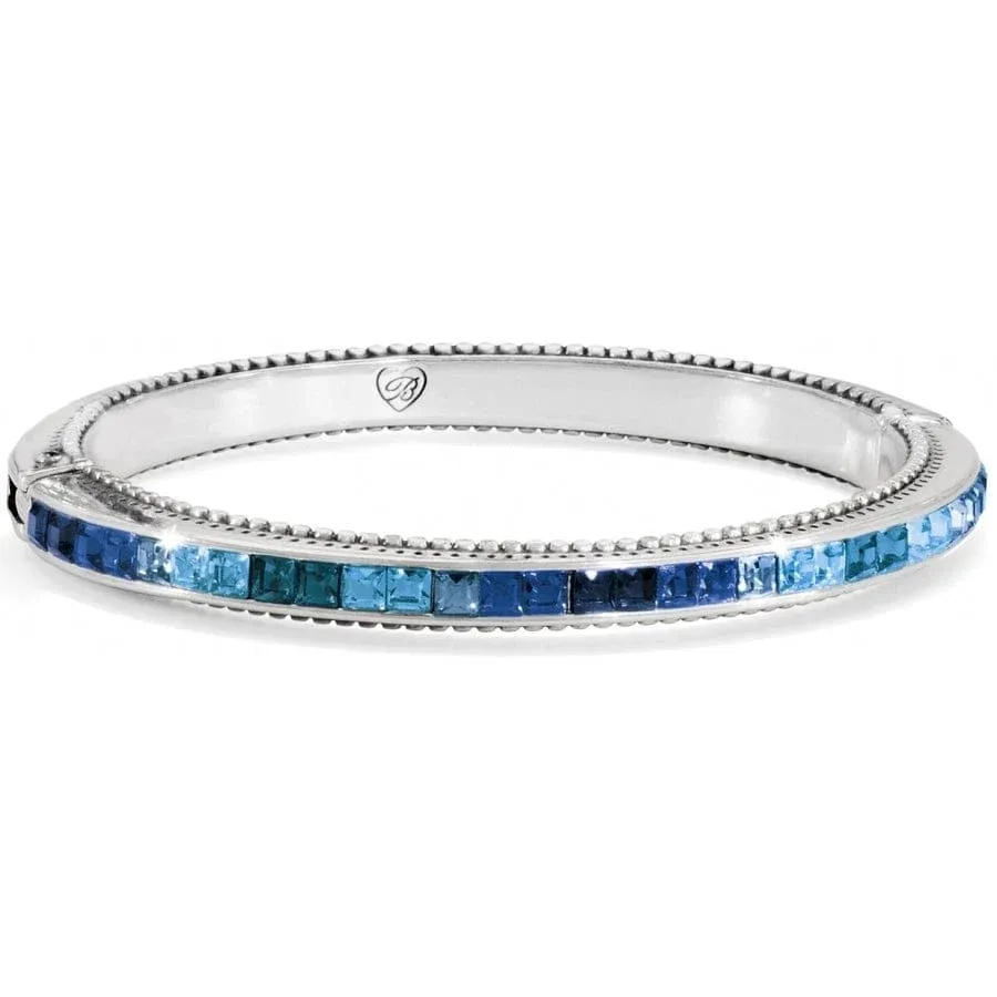 Spectrum Hinged Bangle-Blue