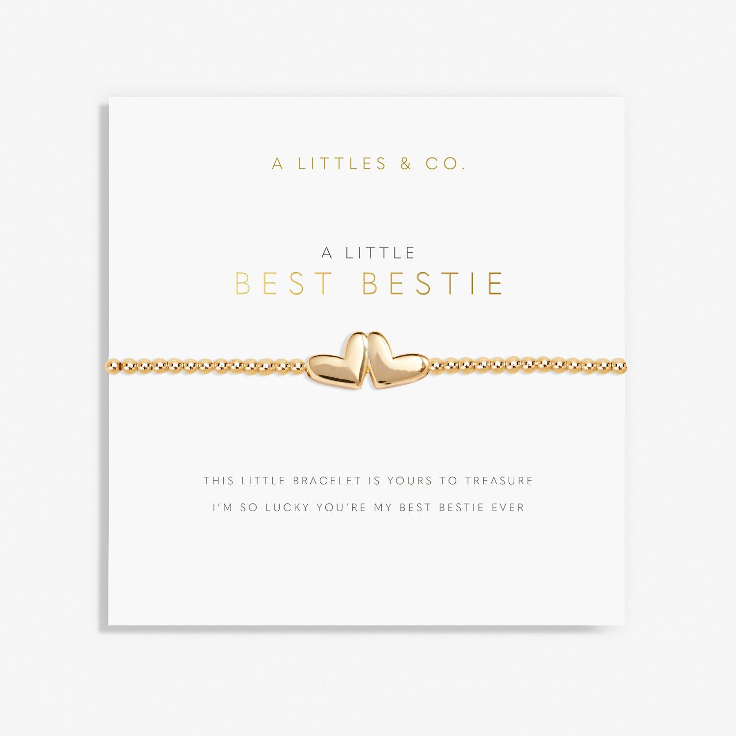 A Little Best Bestie Bracelet Gold