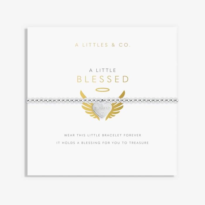 A Little Blessed Silver Bracelet