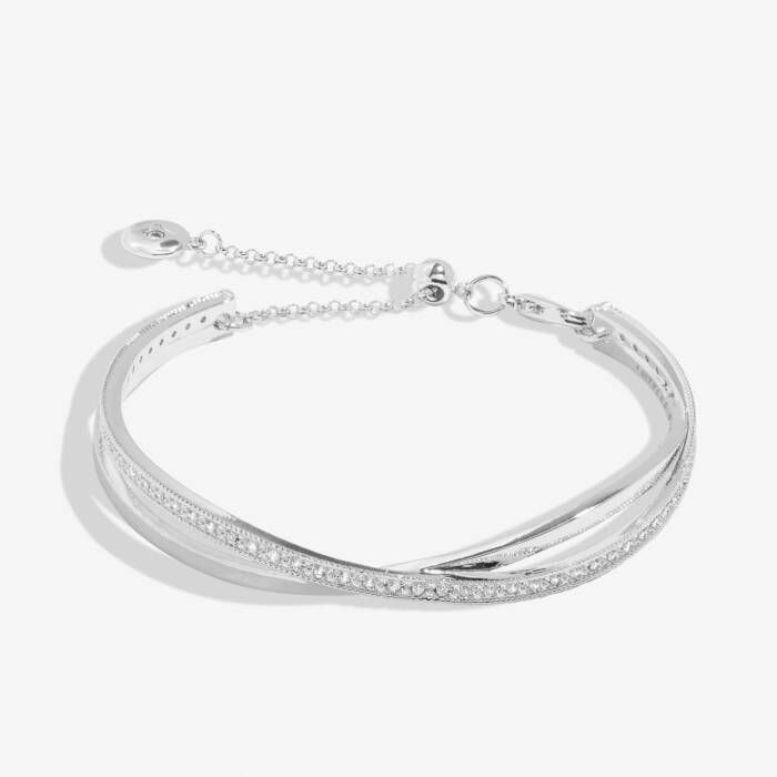 Bracelet Bar Silver Crossover