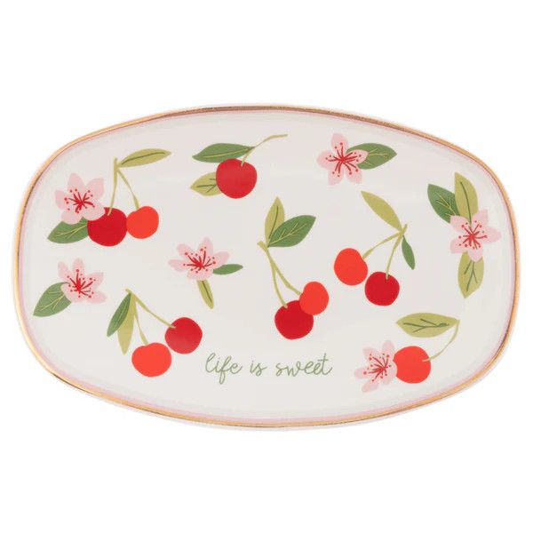 Oval Trinket Dish Life Is Sweet