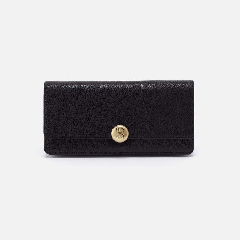 Hutton Large Wallet Black