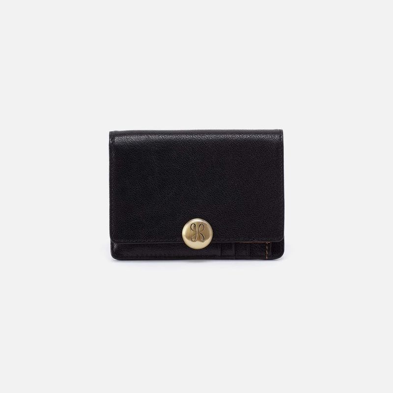 Hutton Small Wallet Black