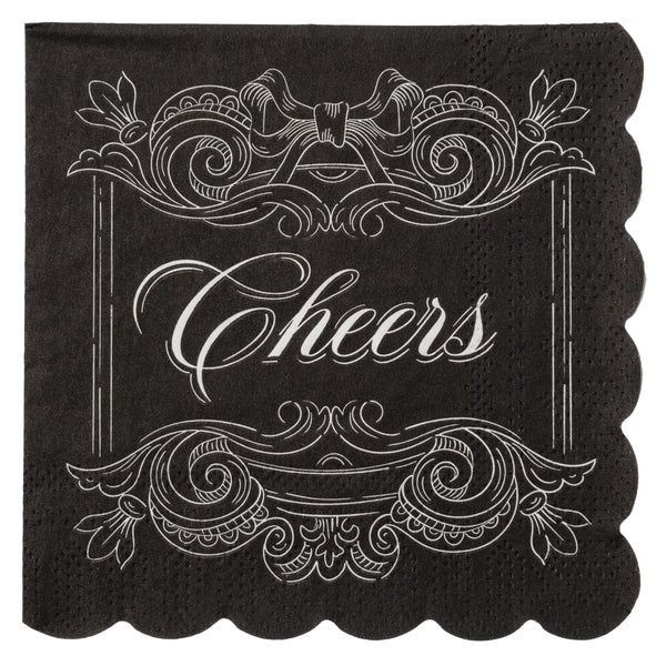 Cocktail Paper Napkins Cheers