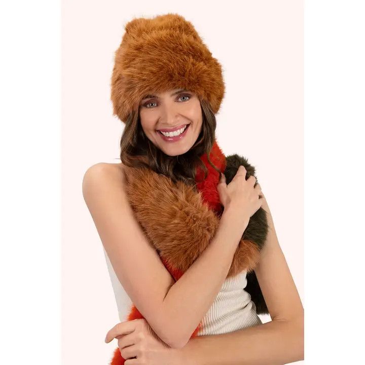 Elsa Faux Fur Hat - Mocca