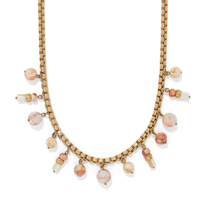 Contempo Nuevo Rosado Bead Drop Necklace
