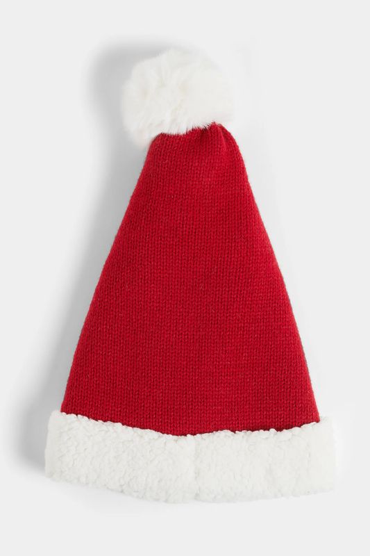Sherpa Trim Santa&#39;s Hat