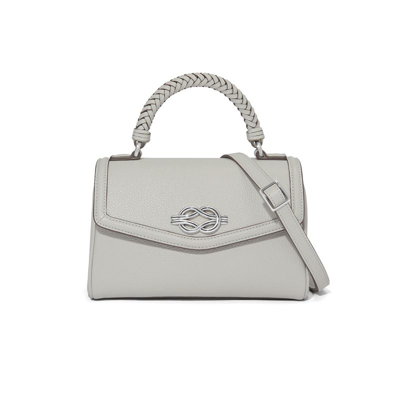 Tate Flap Satchel Handbag Sterling