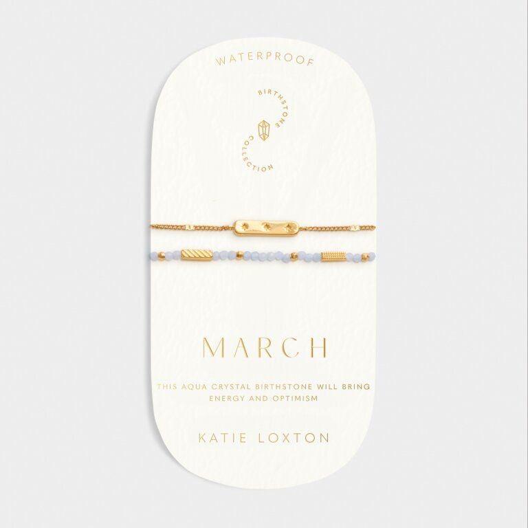 Birthstone Bracelet March