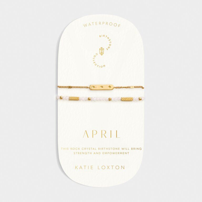 Birthstone Bracelet April
