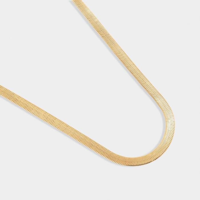Ciana Snake Chain Necklace Gold 15 3/4&quot;