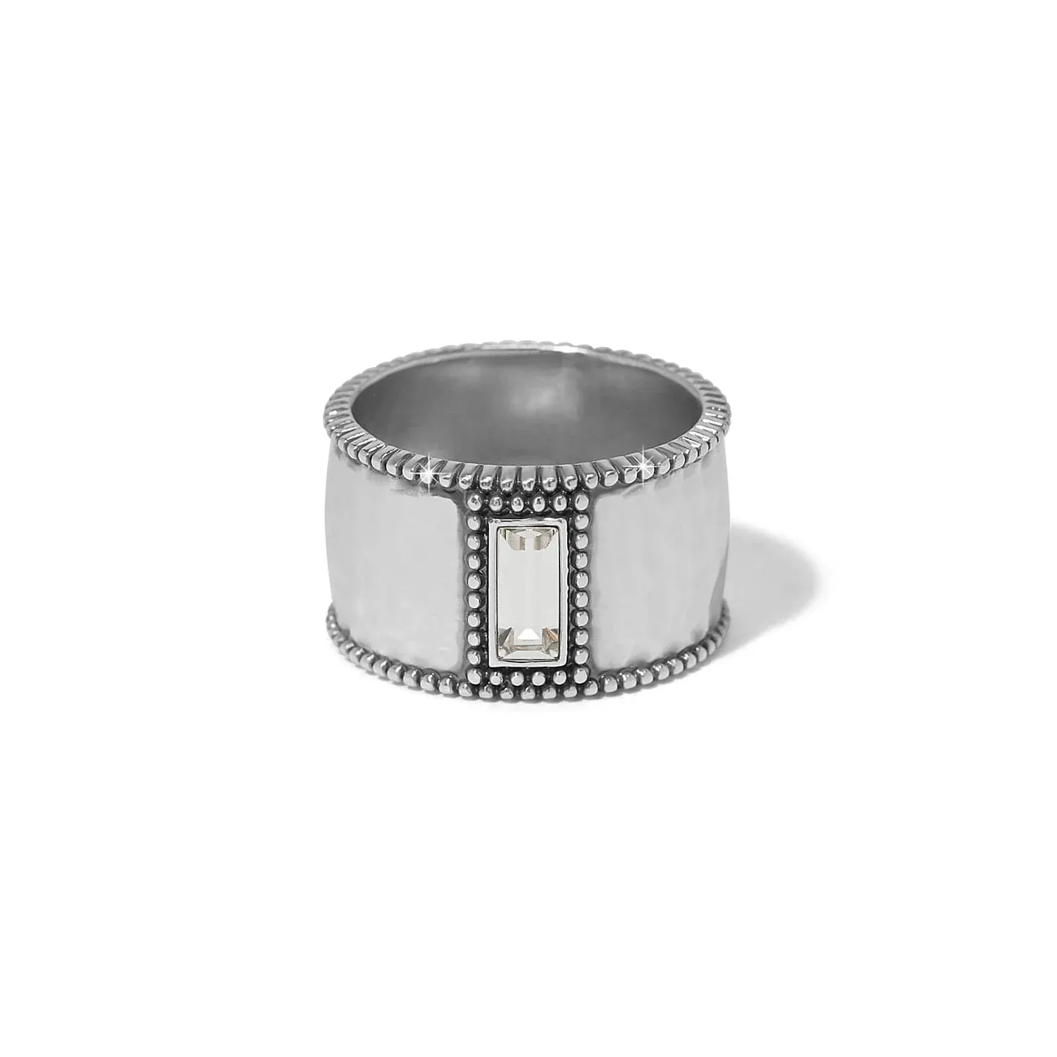Pretty Tough Gem Wide Ring