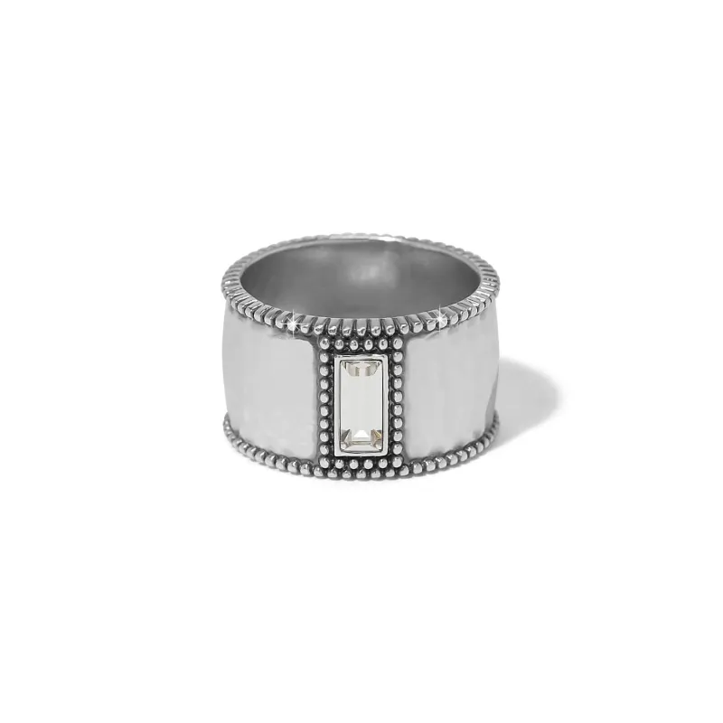 Pretty Tough Gem Wide Ring