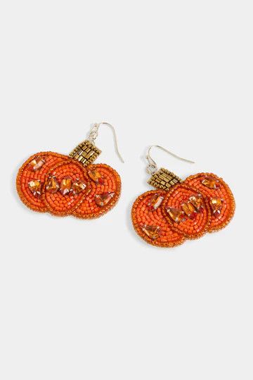Pumpkin Bling Earrings