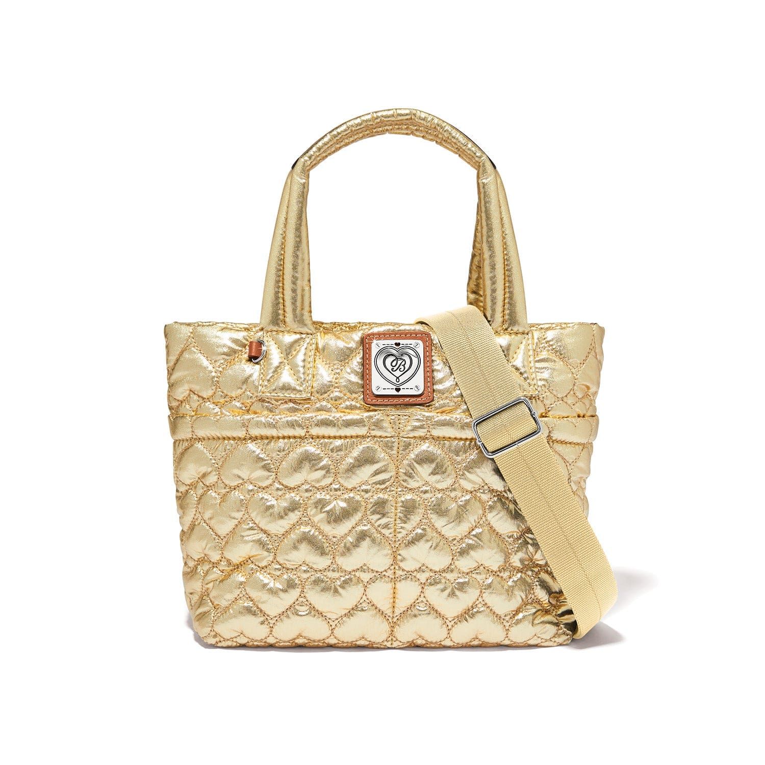 Kamille Crossbody Handbag - Gold Metallic