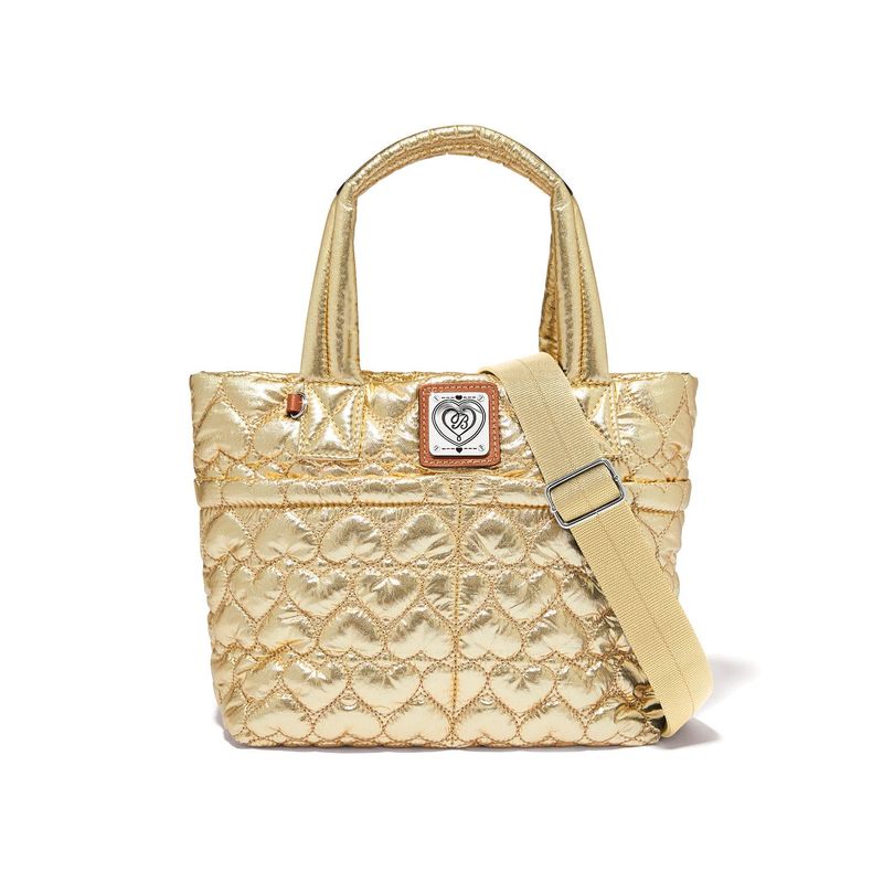 Kamille Crossbody Handbag - Gold Metallic